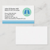 Pulmonoloog visitekaartje (Voorkant / Achterkant)