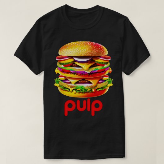 Pulp 90s Britpop Fan Art T-shirt (Design voorkant)