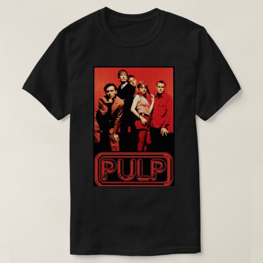 PULP - BAND Poster Klassieke T-Shirt (Design voorkant)
