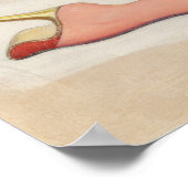 Pulp Blonde in Bikini Pinup Poster (Hoek)