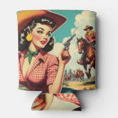  Pulp Cowgirl Illustratie Blikjeskoeler (Achterkant)