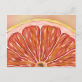 "Pulp Fiction" macrograpefruitslice-briefkaart Briefkaart (Voorkant)