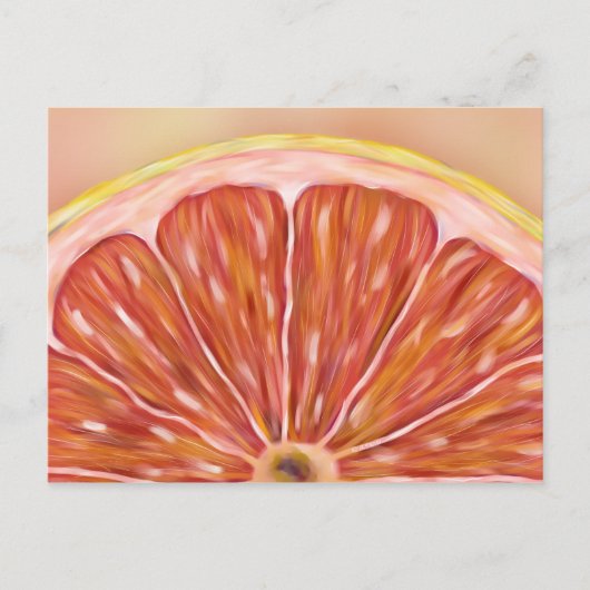 "Pulp Fiction" macrograpefruitslice-briefkaart Briefkaart (Voorkant)