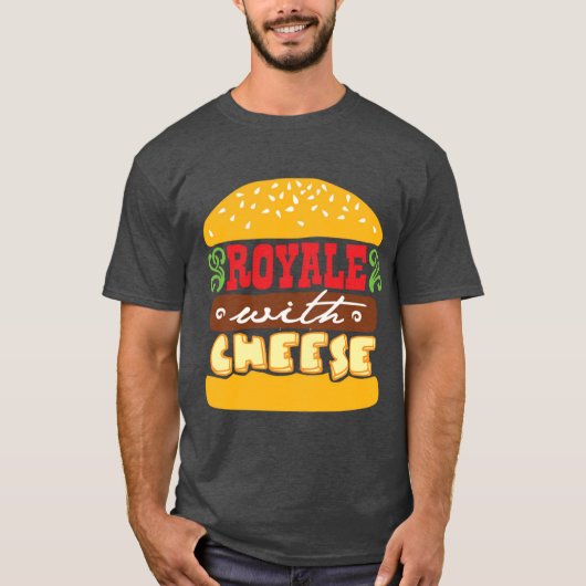 Pulp Fiction Royale met kaas cadeau T-shirt (Voorkant)