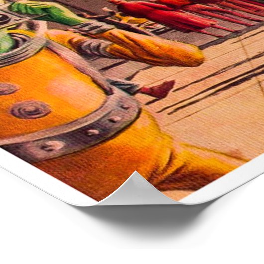 pulp-functie afdrukken poster (Hoek)