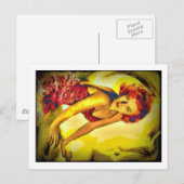 "Pulp Hoesje" Lana Turner Briefkaart (Voorkant / Achterkant)