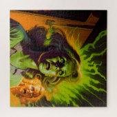 Pulp Horror Comic Hoesje Artwork Retro van 1980 Legpuzzel (Horizontaal)