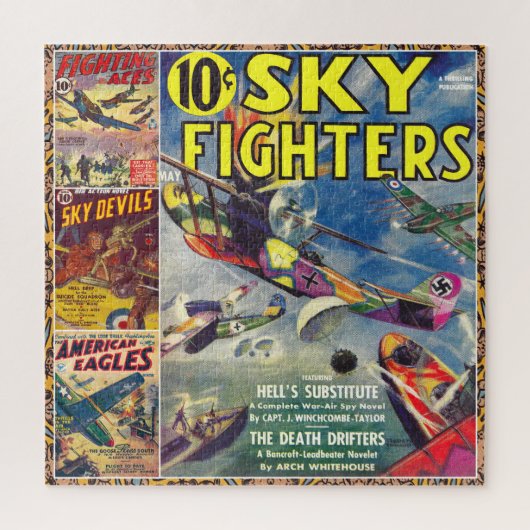  PULP MAGAZINE HOESJE ART 1930-40S LEGPUZZEL (Verticaal)