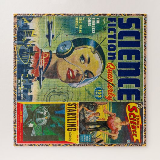  PULP MAGAZINE HOESJE ART 1940-50S LEGPUZZEL (Horizontaal)