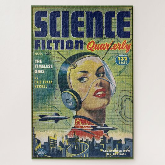  PULP MAGAZINE HOESJE ART JAREN 1940 LEGPUZZEL (Verticaal)