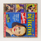  PULP MAGAZINE HOESJE ART JAREN 1940 LEGPUZZEL (Horizontaal)