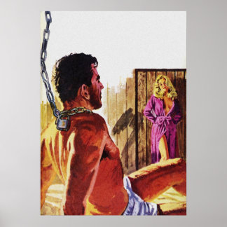 Pulp Magazine Hoesje Art - Kinky Love Poster