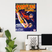  pulp Magazine Hoesje STARTEN VAN STORIES Poster (Thuiskantoor)
