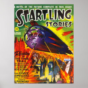 pulp Magazine Hoesje STARTEN VAN STORIES Poster