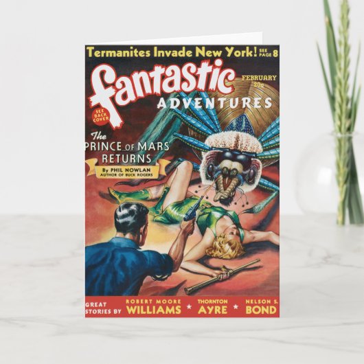  PULP MAGAZINE HOESJE WENSKAART KAART (Voorkant)