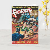  PULP MAGAZINE HOESJE WENSKAART KAART (Gele Bloem)