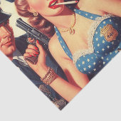  pulp politie illustratie tissuepapier (Detail)