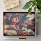  pulp politie illustratie tissuepapier (Geschenk)