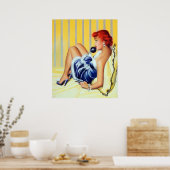 Pulp Redhead Awaaronder Poster (Keuken)