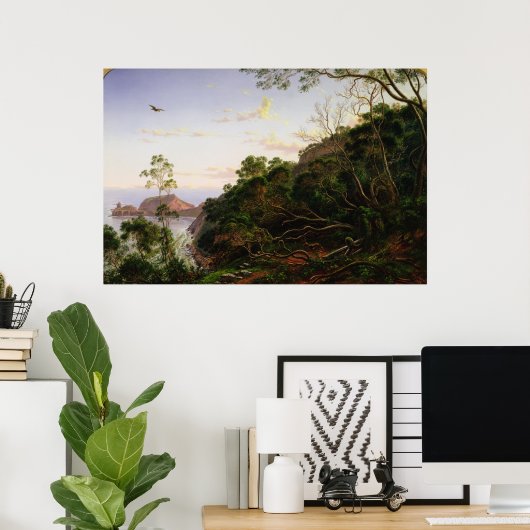 Pulpit Rock bij Melbourne Poster (Thuiskantoor)