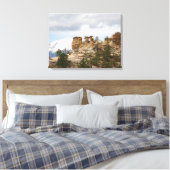 Pulpit Rock met Pikes Peak Canvas Afdruk (Insitu (Slaapkamer))