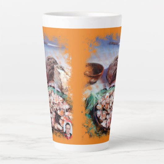 Pulpo a la gallega latte mok (Voorkant)