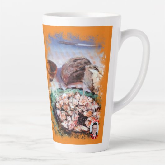 Pulpo a la gallega latte mok (Rechts)