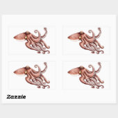 Pulpo - Octopus vulgaris Rechthoekige Sticker (Vel)