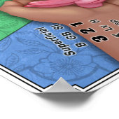 Pulppuntwandgrafiek - Klein Poster (Hoek)