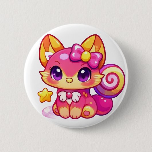 Pulpunkys Kawaii Accessories Ronde Button 5,7 Cm (Voorkant)