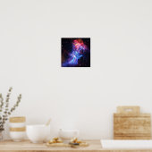 Pulsar B1509 - Hand of God Röntgennevel NASA-foto Poster (Keuken)