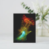 Pulsar B1509 - Hand of God X-Ray Nebula NASA Foto Briefkaart (Staand voorkant)