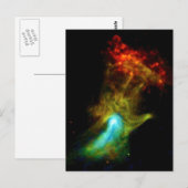 Pulsar B1509 - Hand of God X-Ray Nebula NASA Foto Briefkaart (Voorkant / Achterkant)