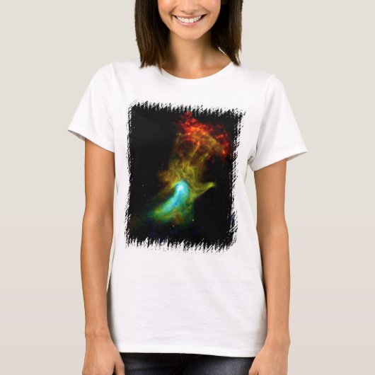 Pulsar B1509 - Hand of God X-Ray Nebula NASA Foto T-shirt (Voorkant)