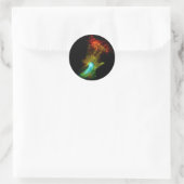 Pulsar B1509 - Hand van God Röntgennevel NASA-foto Ronde Sticker (Tas)