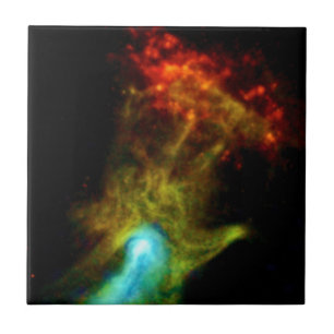Pulsar B1509 - Hand van God Röntgennevel NASA-foto Tegeltje