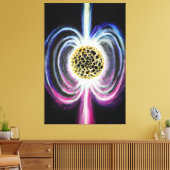 Pulsar Canvas Afdruk (Insitu (Woonkamer))