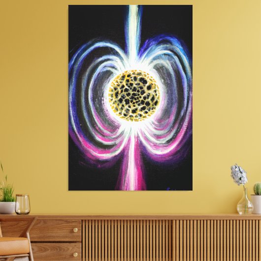 Pulsar Canvas Afdruk (Insitu (Woonkamer))