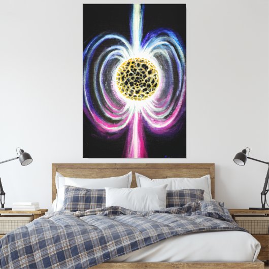 Pulsar Canvas Afdruk (Insitu (Slaapkamer))