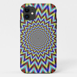 Pulsar in rood geel en blauw Case-Mate iPhone case
