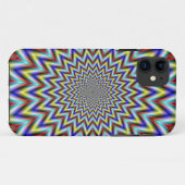 Pulsar in rood geel en blauw Case-Mate iPhone case (Achterkant (horizontaal))