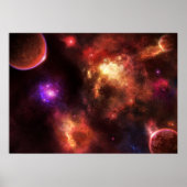 Pulsar Nebula Poster (Voorkant)