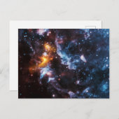 Pulsar Neutron Star Galaxy Afbeelding Briefkaart (Voorkant / Achterkant)