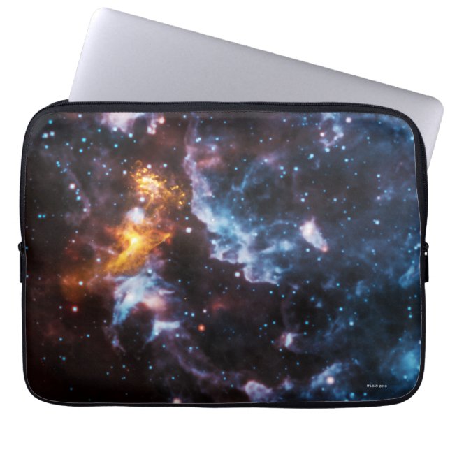 Pulsar Neutron Star Galaxy Afbeelding Laptop Sleeve (Voorkant)