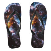 Pulsar Neutron Star Galaxy Afbeelding Teenslippers (Voetbed)