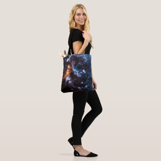 Pulsar Neutron Star Galaxy Afbeelding Tote Bag (Op model)
