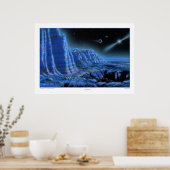 Pulsar Planets II Afdrukken Poster (Keuken)