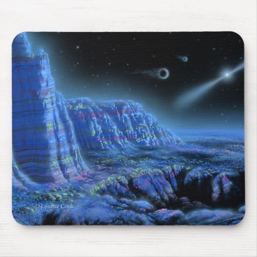 Pulsar Planets II Mousepad Muismat (Voorkant)