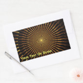 Pulsar Rechthoekige Sticker (Envelop)