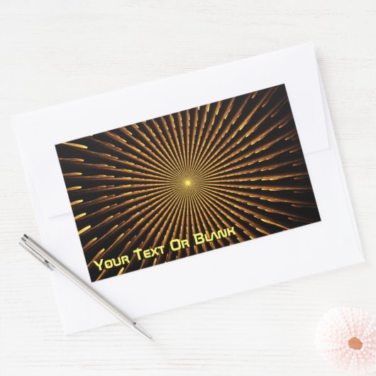 Pulsar Rechthoekige Sticker (Envelop)